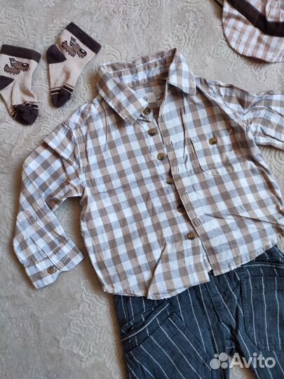 Детские вещи пакетом на мальчика 68 74