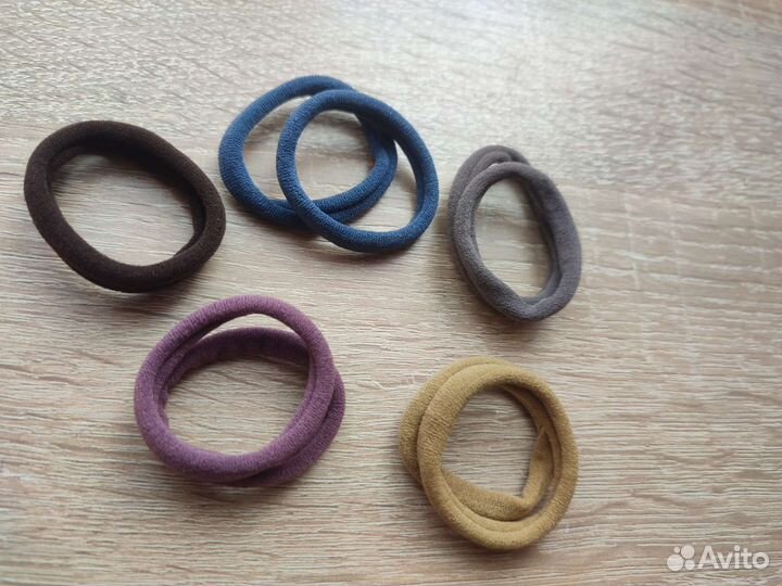 Резинки для волос 10 шт новые, набор