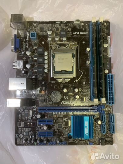 Проц компьютер i5 3450 16 gb ozy p8h61-m