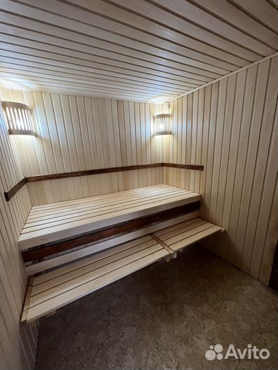 Баня сауна с бассейном