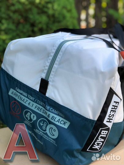 Палатка Quechua Arpenaz 4.1 Fresh&Black