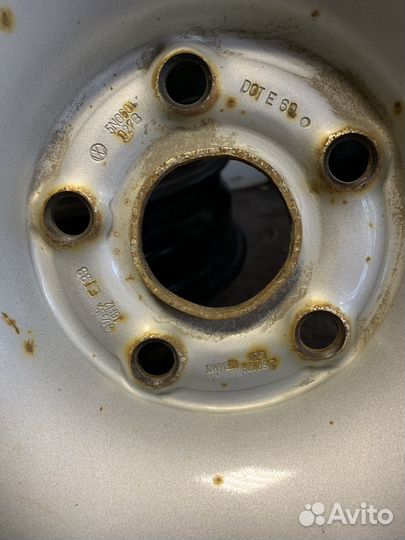 Диски штампы r16 на VW Tiguan