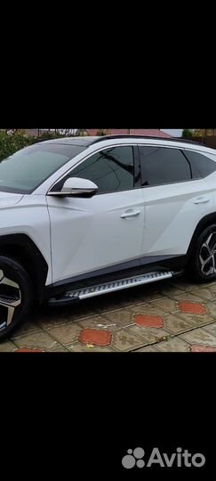 Пороги подножки на хюндай туксон