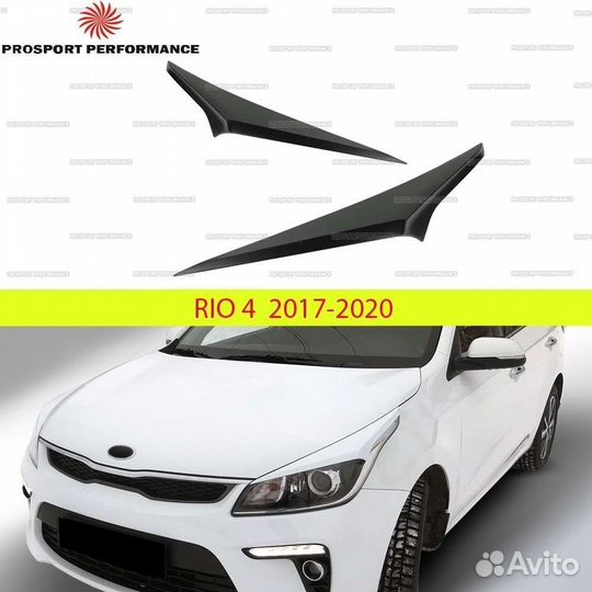 Накладки на фары (реснички)