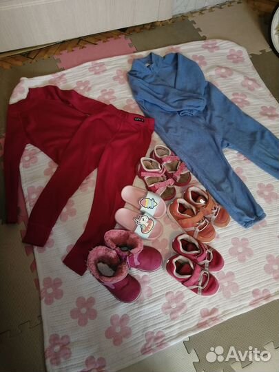 Одежда и обувь пакетом для девочки 92 98