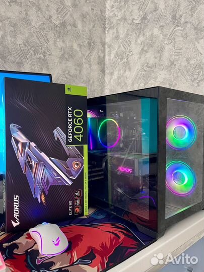 Игровой пк+Монитор 165гц/i5 10400F/RTX 4060 aorus