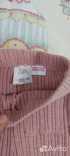 Леггинсы новые Zara для девочки оригинал 92 размер