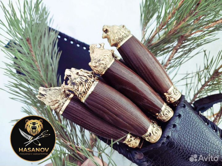 Набор шампуров подарочный