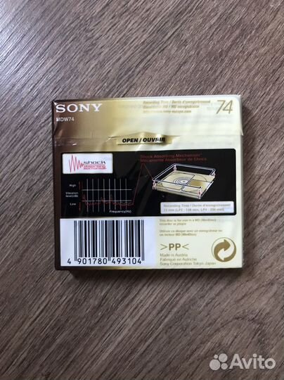 Минидиск Sony mdw74 premium