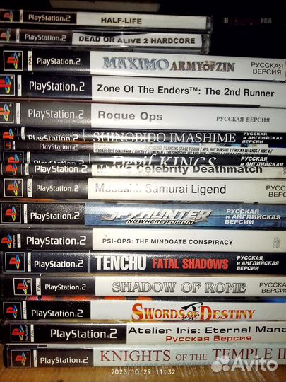 Игровые диски на ps2