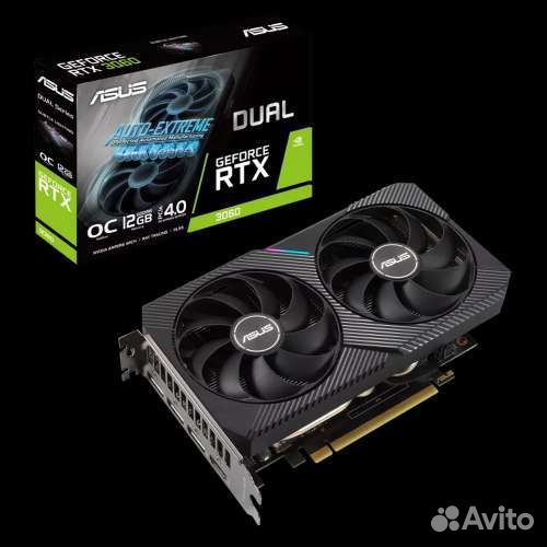 Видеокарта asus rtx 3060 12 gb