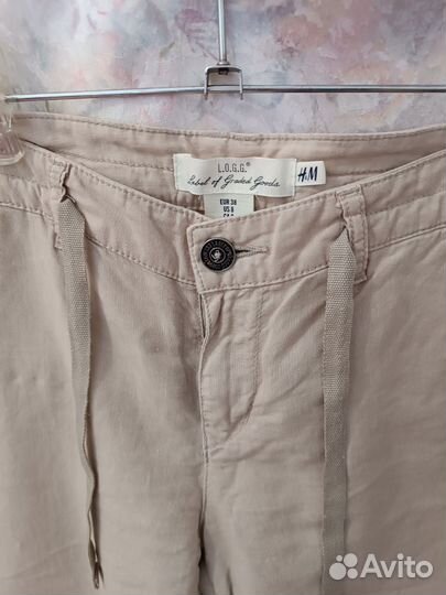 Брюки летние лен