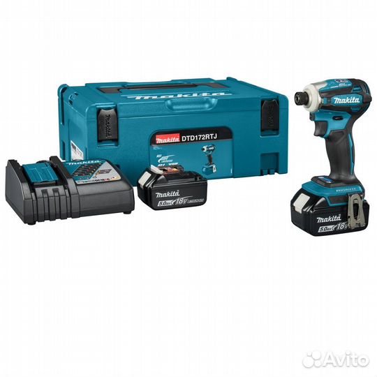 Аккумуляторный ударный винтоверт Makita DTD172RTJ