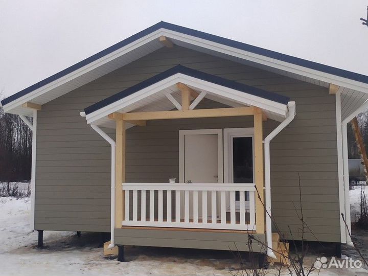 Каркасный дом 66 м2 под ключ в ипотеку с гарантией