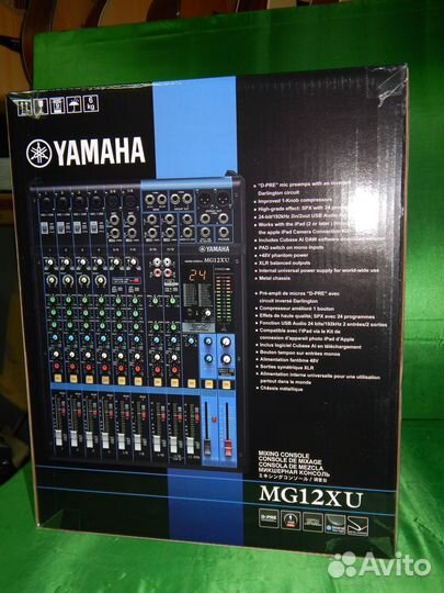 Микшерный пульт yamaha mg12xu
