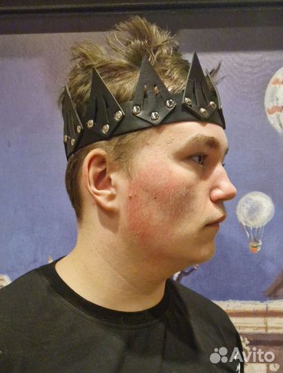 Корона Кащея кожаная