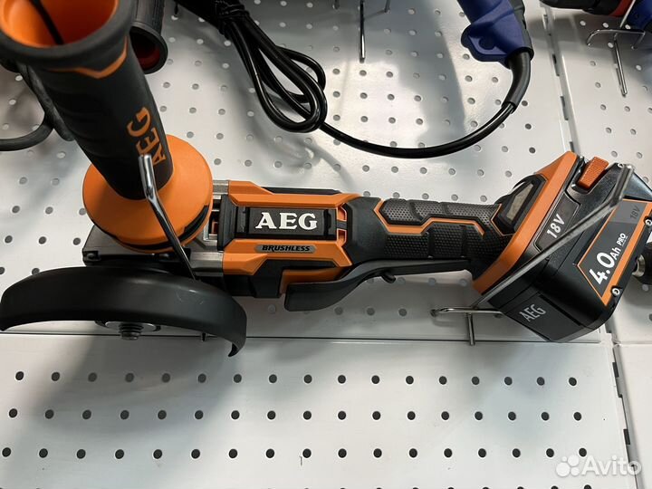 Болгарка ушм AEG новая к5