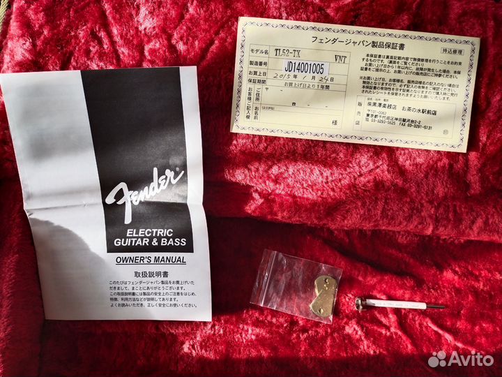 Fender TL52-TX VNT отличный подарок себе любимому