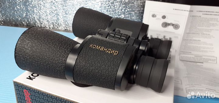 Мощный бинокль Командир Hd Golden Mark