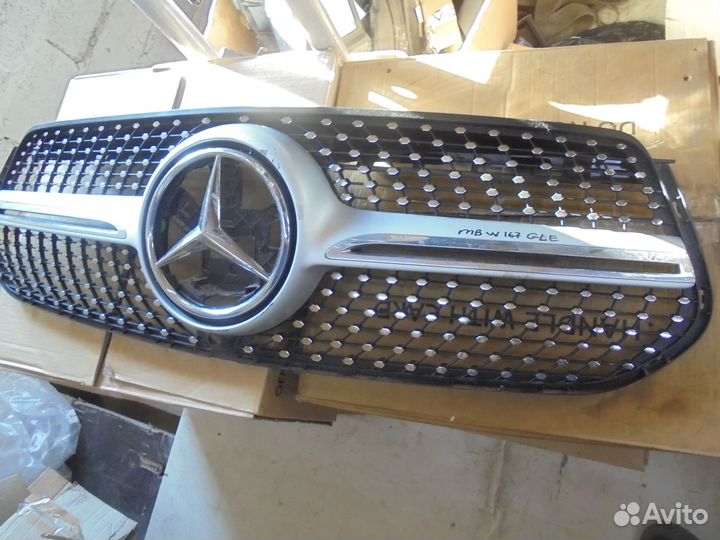 Решетка радиатора в сборе Mercedes Benz W167 GLE