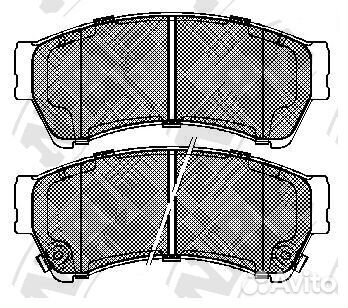 Колодки NiBK PN5806 PN5806 NiBK