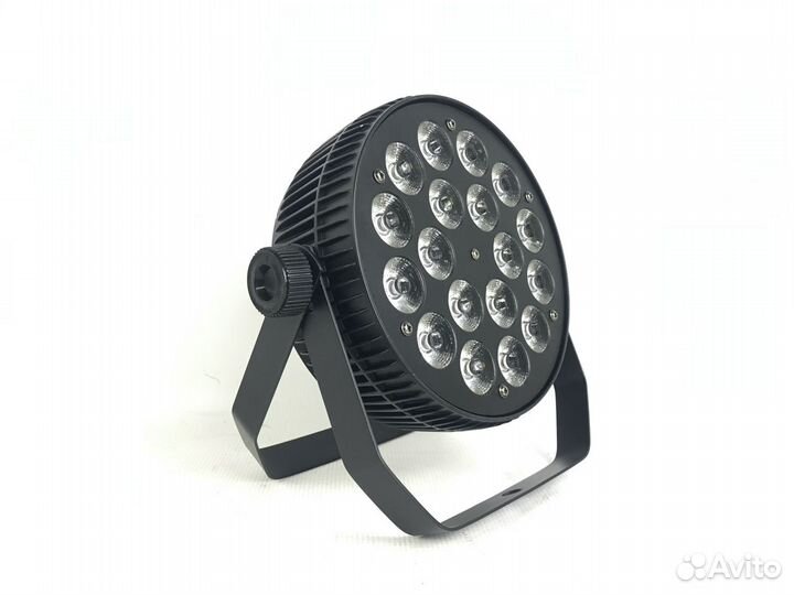 Яркий цветной прожектор PL Led par 18*18w rgbwa+UV