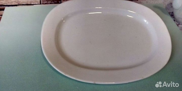 Блюдо Кузнецова 19 век и другая посуда