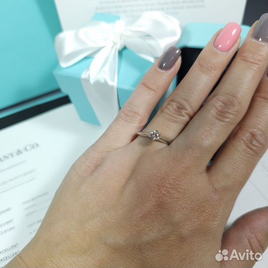 Кольцо Tiffany & Co 0.28 ct