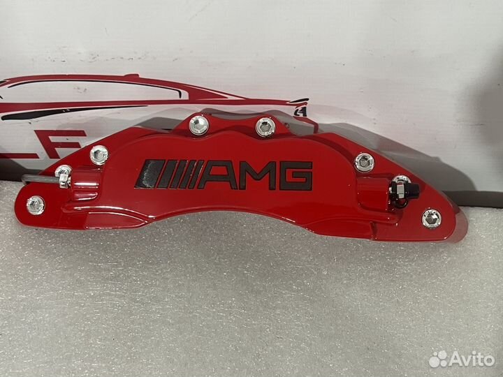 Накладки на тормоза AMG алюминиевые