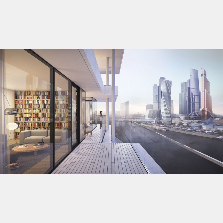 2-к. квартира, 91,4 м², 13/18 эт.