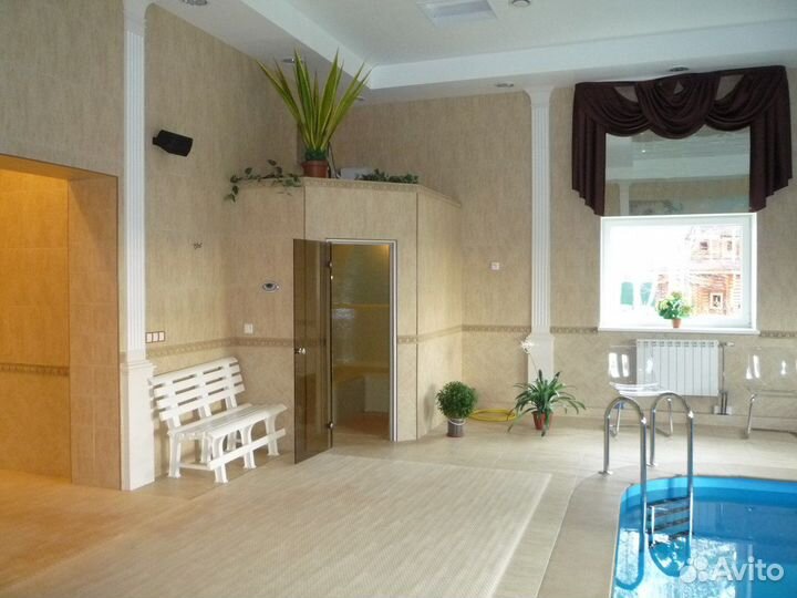 Сауна с теплым бассейном