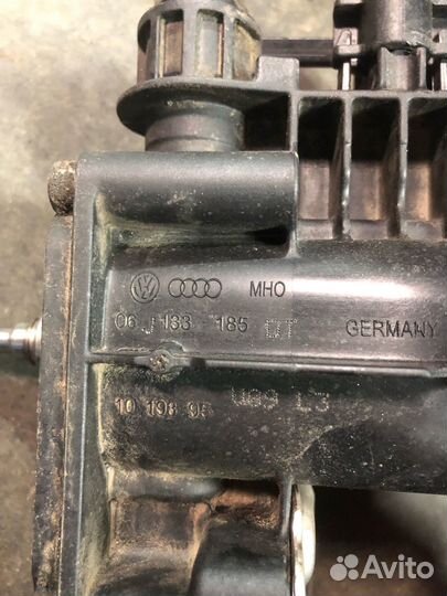 Двигатель, впускной коллектор, маховик