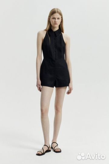 Ромпер Lime лён 100%, разм M