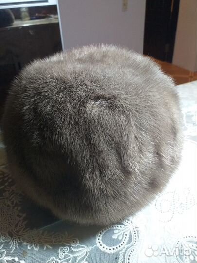 Норковый берет женский