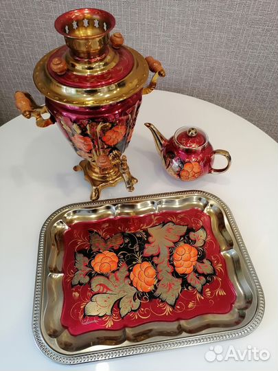 Самовар электрический расписной