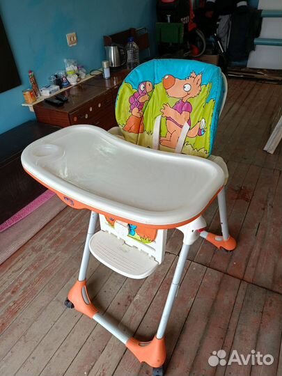 Стульчик для кормления chicco polly