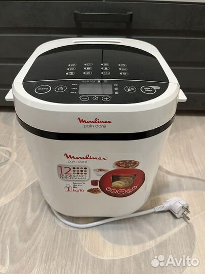 Хлебопечка moulinex pain dore