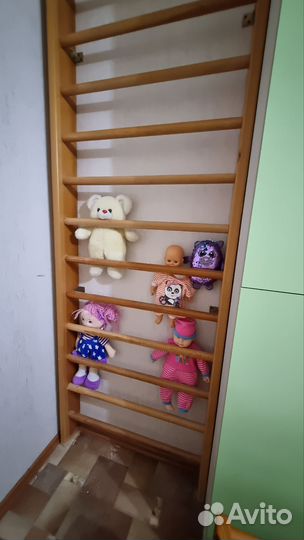 Детская шведская стенка деревянная