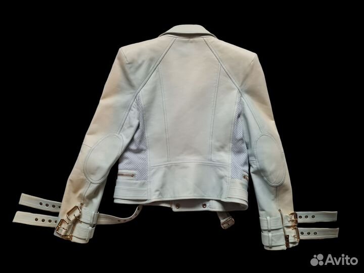 Кожаная куртка Balmain