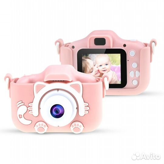 Детский фотоаппарат Childrens Fun Camera розовый