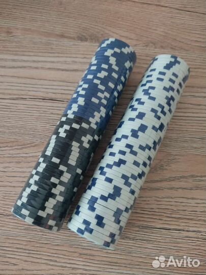 Фишки без номинала,новые, 3 упаковки