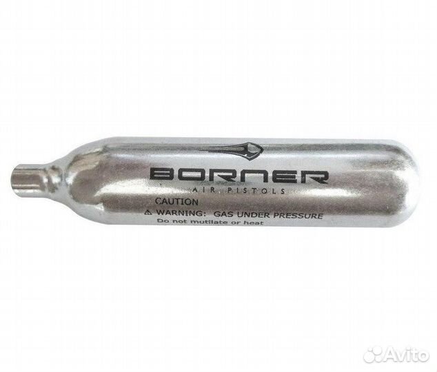 Баллончик CO2 12гр, для пневмат. оружия, 3 шт