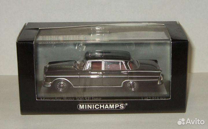 Мерседес Mercedes Benz 300 SE Lang Minichamps 1:43