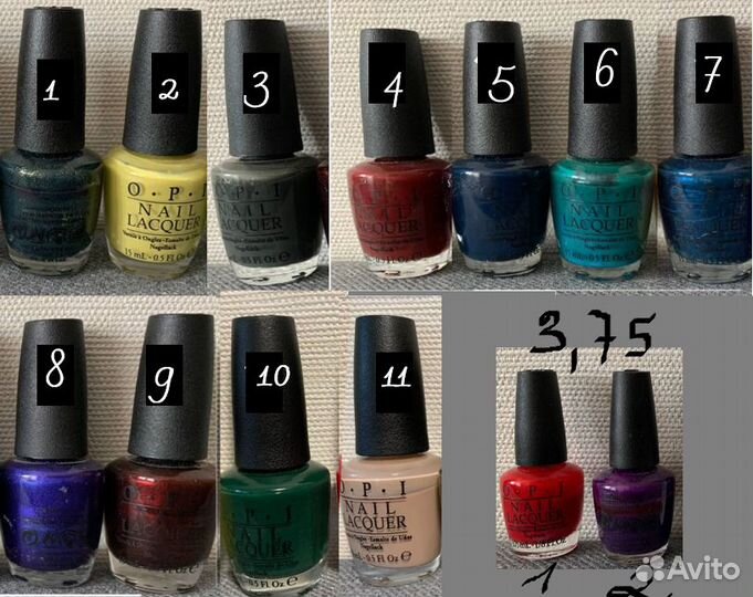 Лаки для ногтей OPI, China Glaze, Chanel, Orly