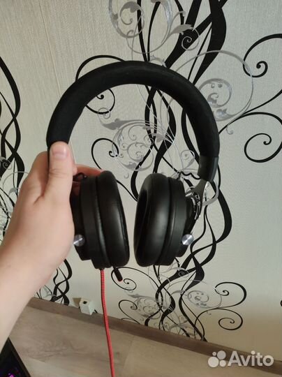 Игровые наушники с микрофоном Redragon aspis pro