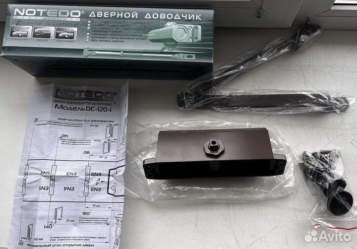 Доводчик дверной notedo DC-120-1