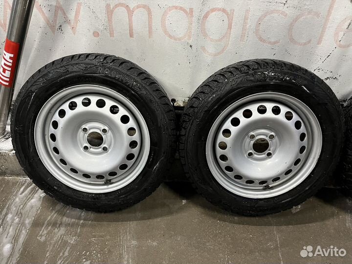 Зимние колеса r15 4/100 dia 60.1 vesta, logan