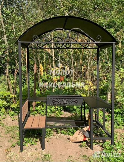 Мангал в стиле лофт