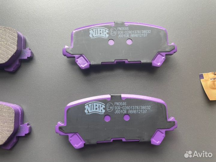 Колодки тормозные задние Honda Acura Nibk