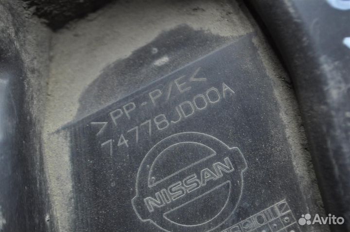 Защита бампера nissan qashqai J10